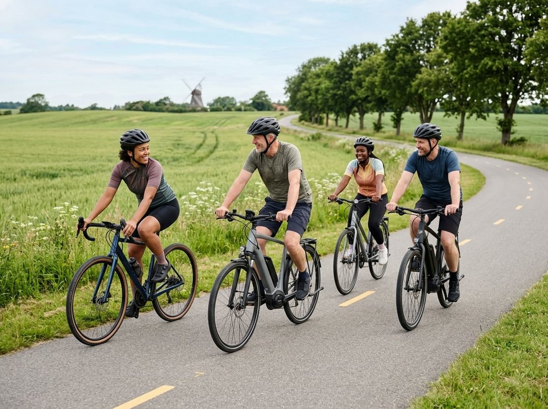 Personer i cykelklub